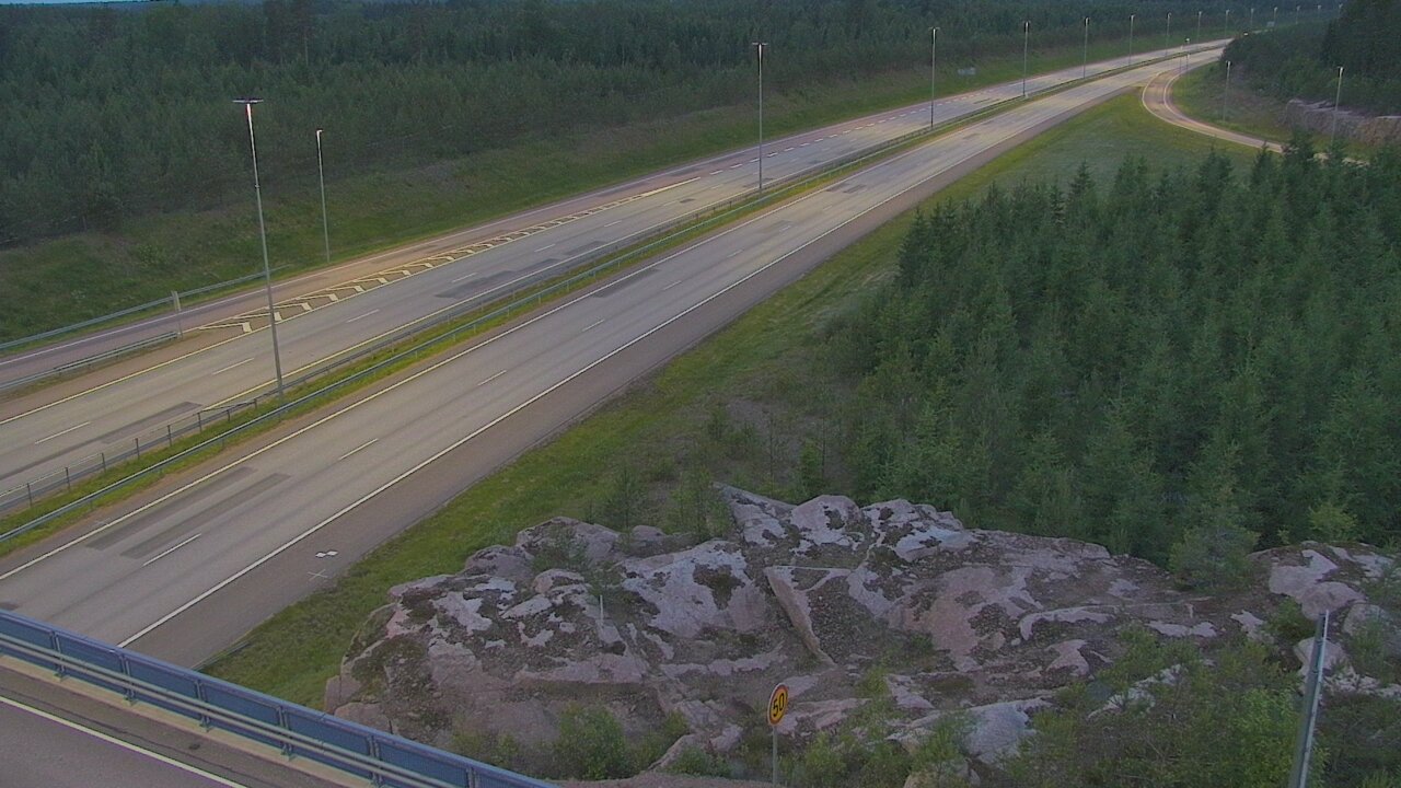 Weather Camera Image Väg 7 Pyttis, Ahvenkoski, Pyhtää, Kymenlaakso