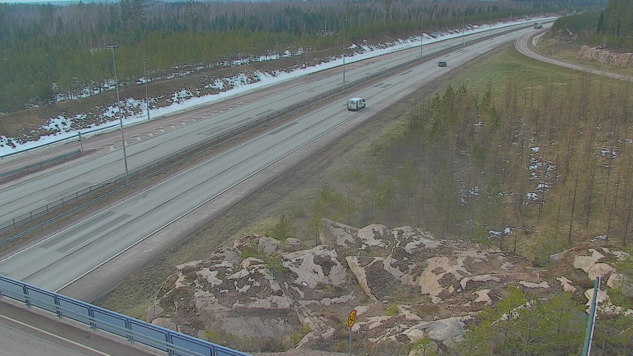 Weather Camera Image Väg 7 Pyttis, Ahvenkoski, Pyhtää, Kymenlaakso