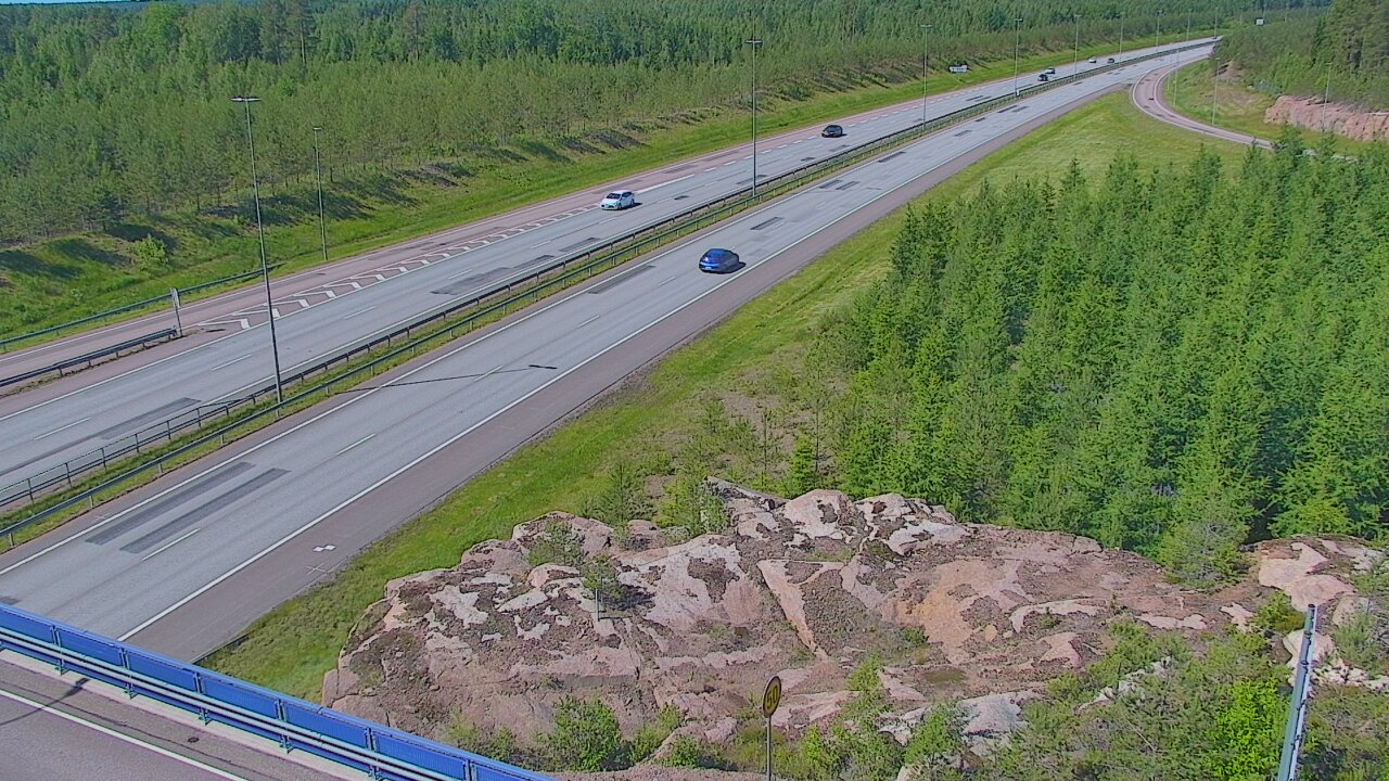 Weather Camera Image Väg 7 Pyttis, Ahvenkoski, Pyhtää, Kymenlaakso