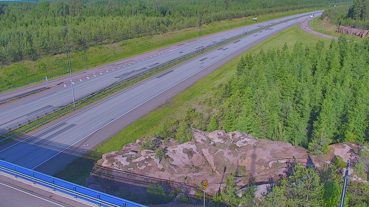Weather Camera Image Väg 7 Pyttis, Ahvenkoski, Pyhtää, Kymenlaakso