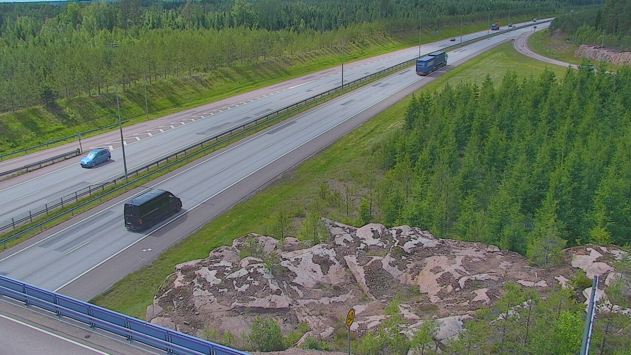 Weather Camera Image Väg 7 Pyttis, Ahvenkoski, Pyhtää, Kymenlaakso