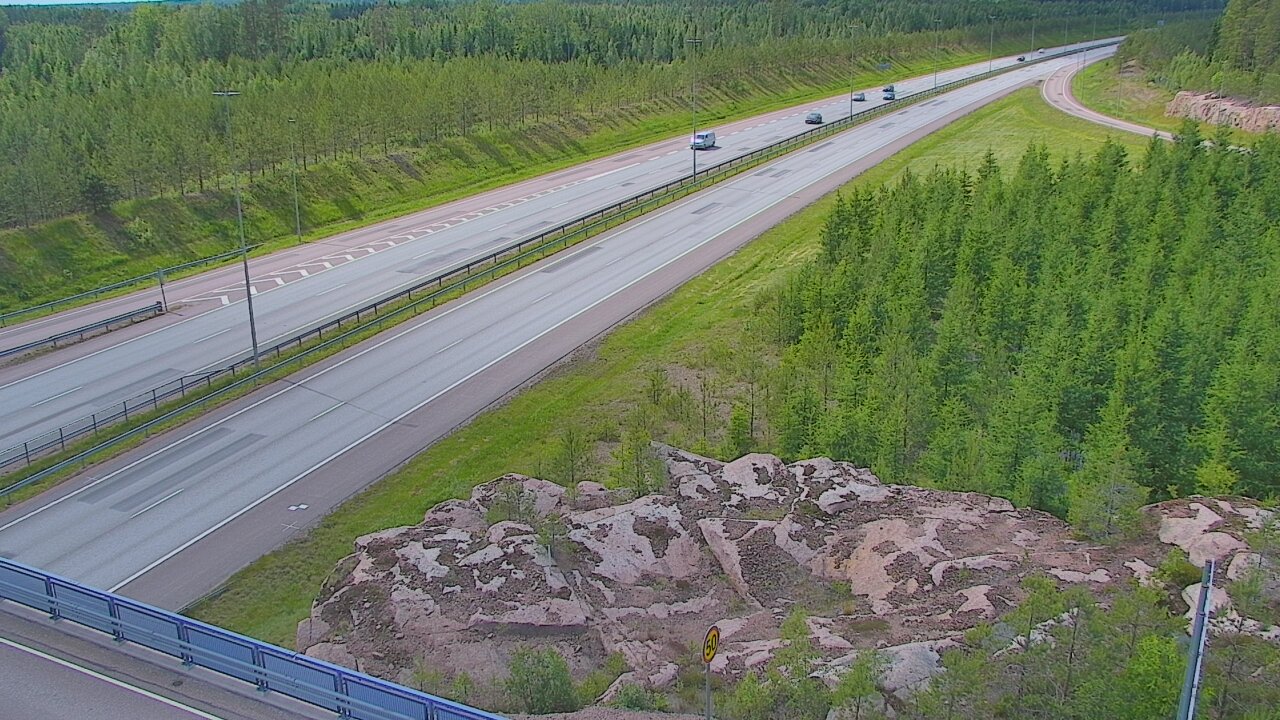 Weather Camera Image Väg 7 Pyttis, Ahvenkoski, Pyhtää, Kymenlaakso