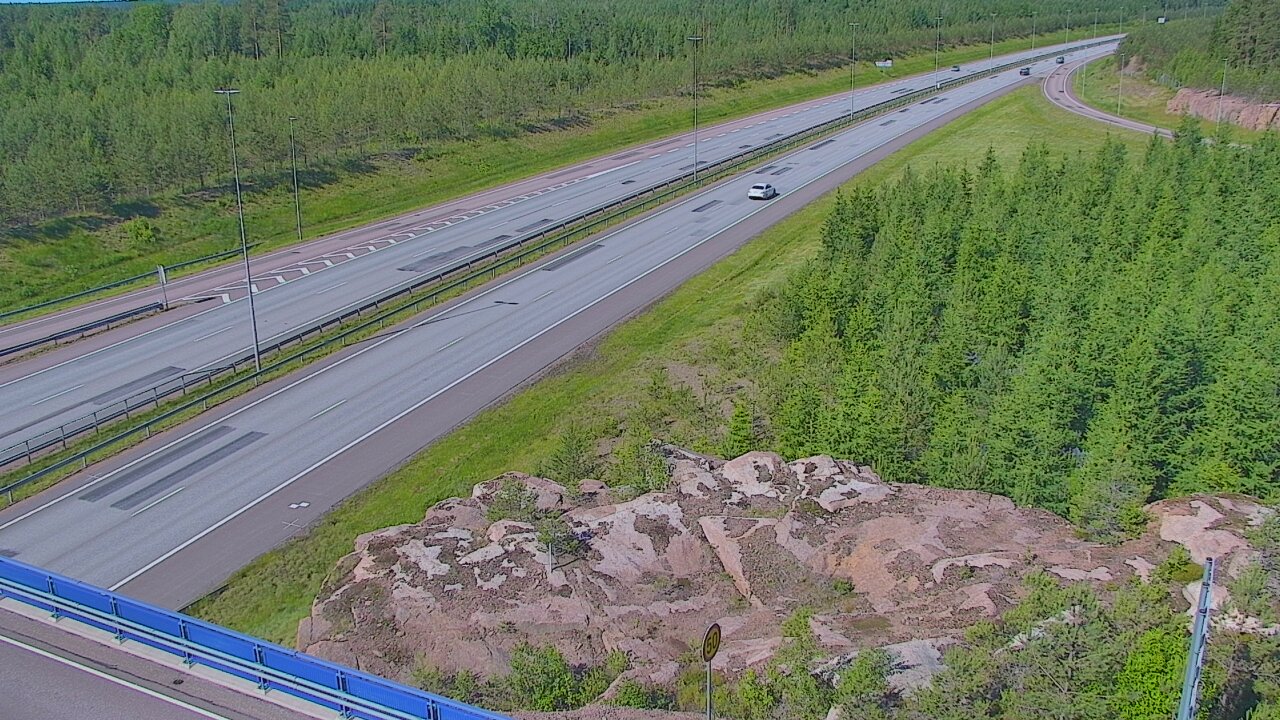 Weather Camera Image Väg 7 Pyttis, Ahvenkoski, Pyhtää, Kymenlaakso