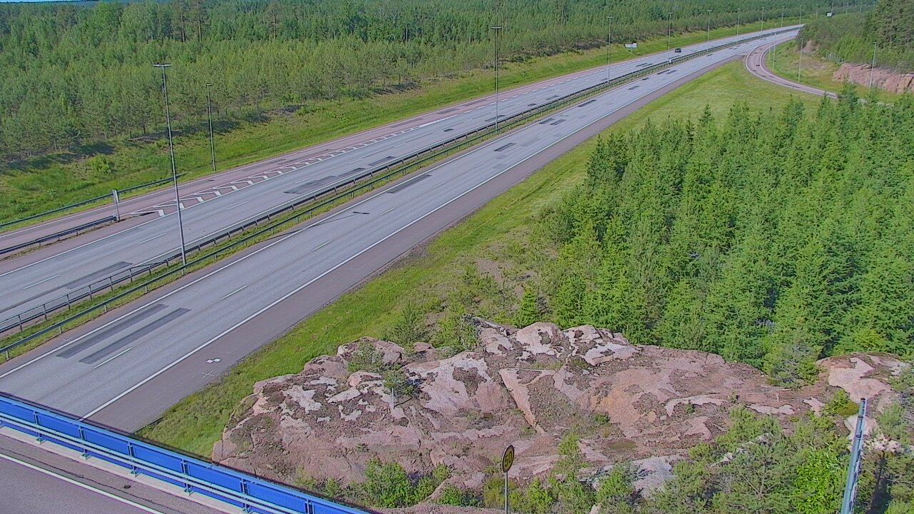 Weather Camera Image Väg 7 Pyttis, Ahvenkoski, Pyhtää, Kymenlaakso