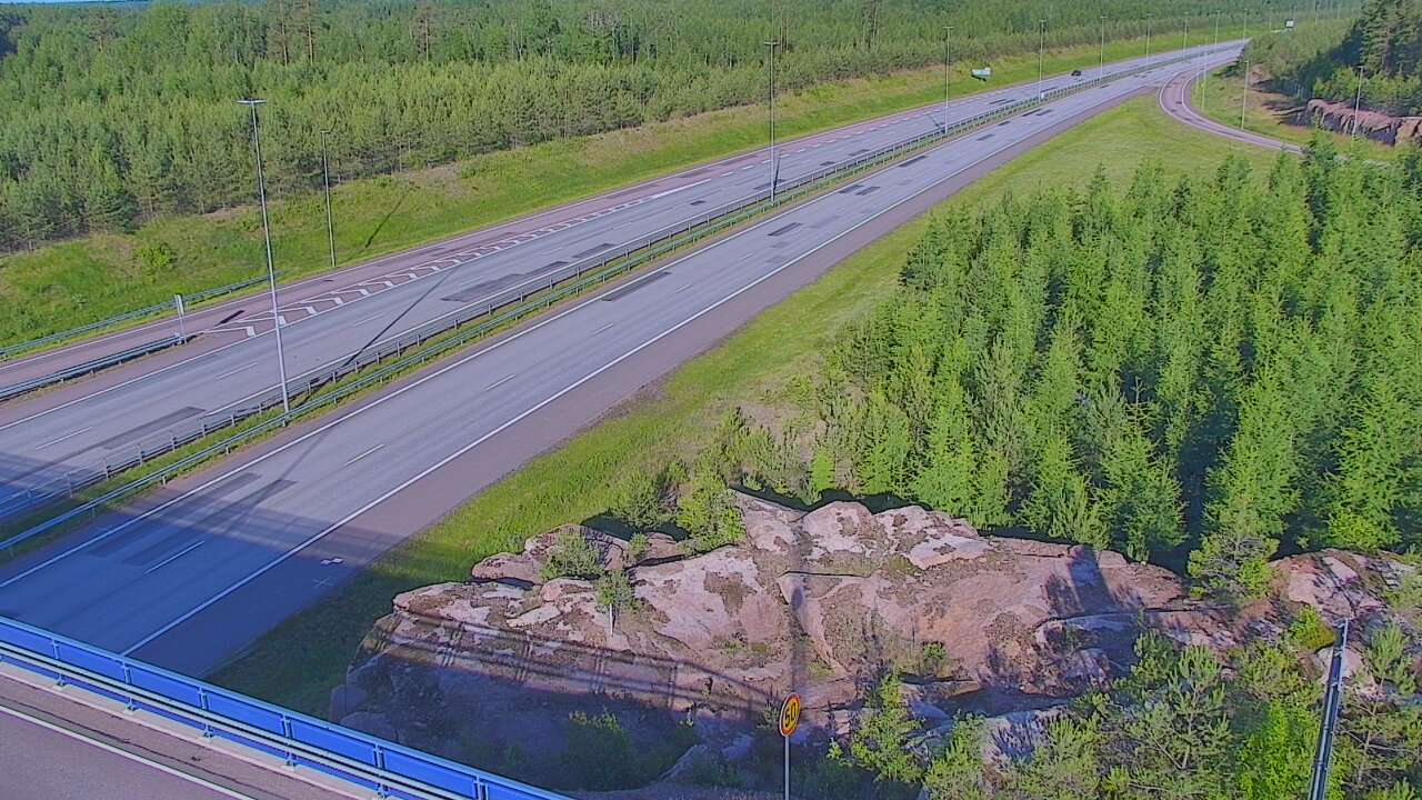 Weather Camera Image Väg 7 Pyttis, Ahvenkoski, Pyhtää, Kymenlaakso