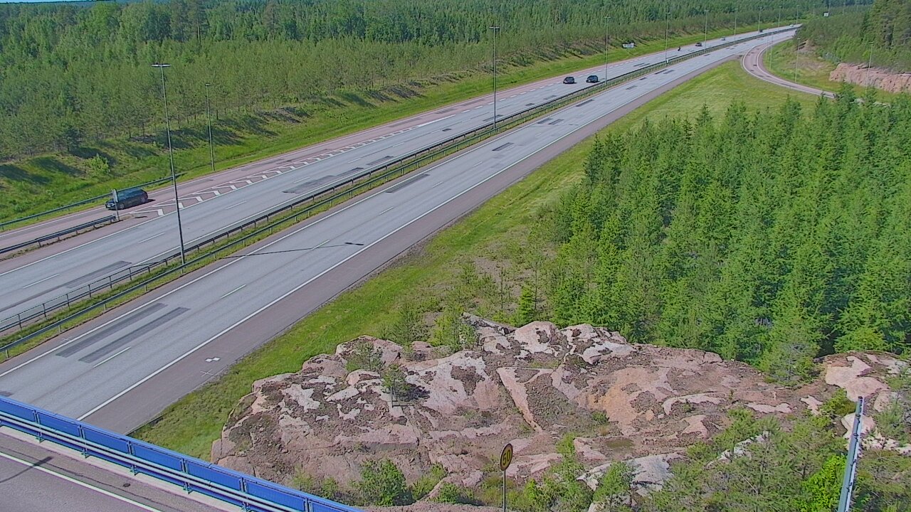 Weather Camera Image Väg 7 Pyttis, Ahvenkoski, Pyhtää, Kymenlaakso