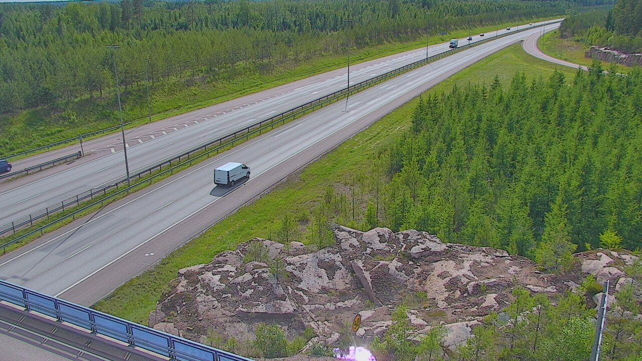 Weather Camera Image Väg 7 Pyttis, Ahvenkoski, Pyhtää, Kymenlaakso
