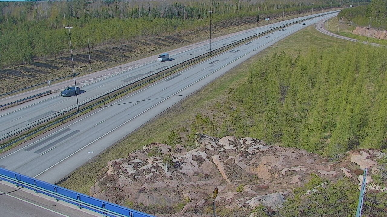 Weather Camera Image Väg 7 Pyttis, Ahvenkoski, Pyhtää, Kymenlaakso