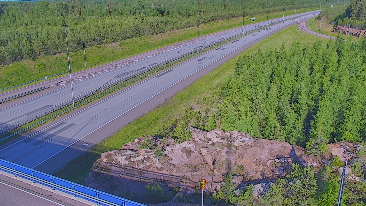Weather Camera Image Väg 7 Pyttis, Ahvenkoski, Pyhtää, Kymenlaakso
