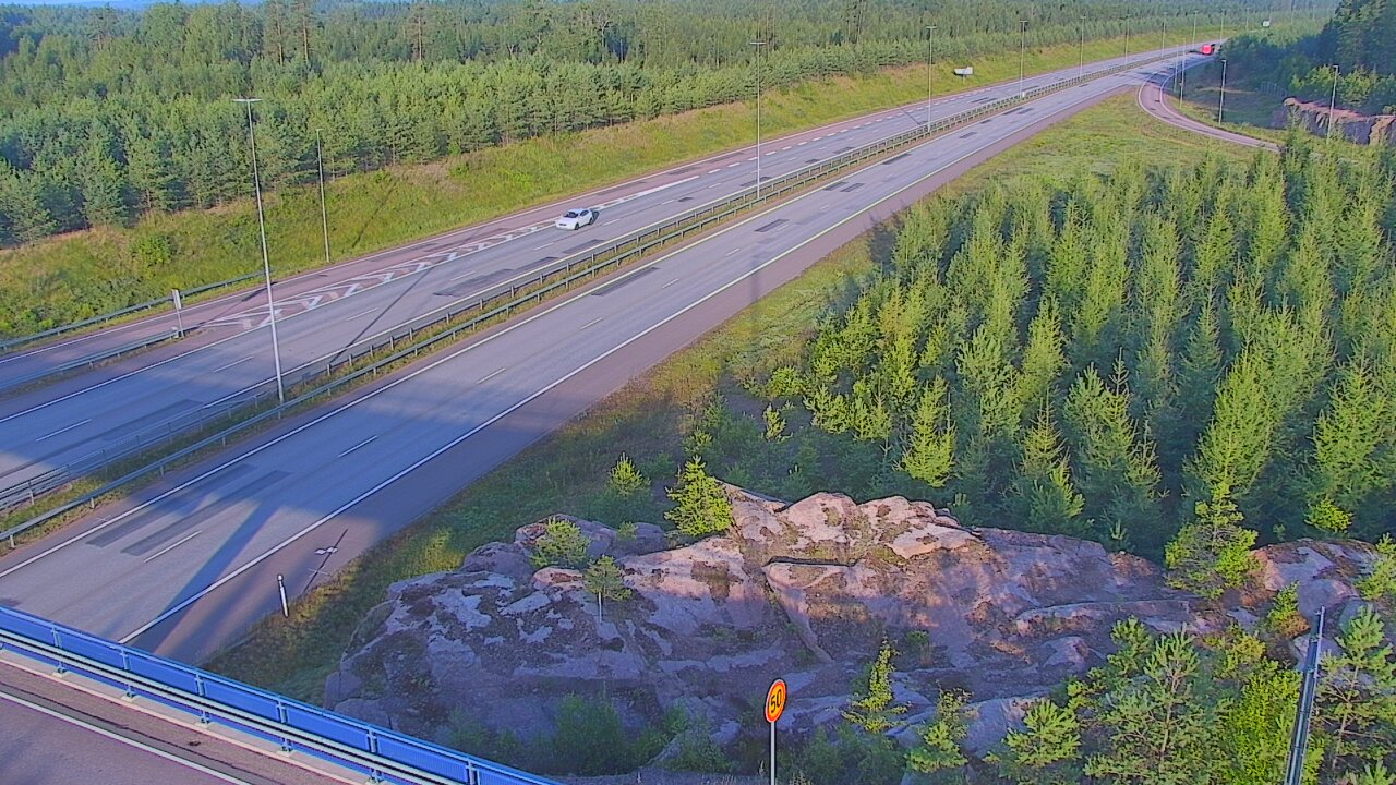 Weather Camera Image Road 7 Pyhtää, Ahvenkoski, Pyhtää, Kymenlaakso