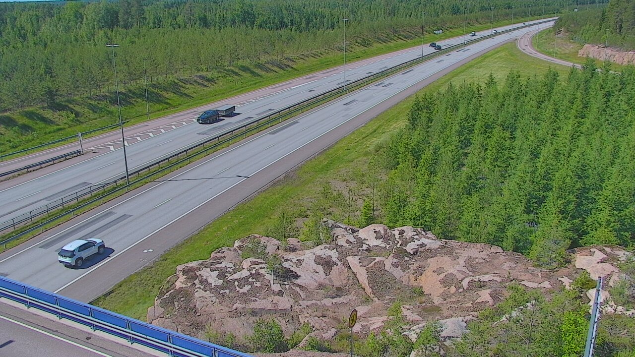 Weather Camera Image Väg 7 Pyttis, Ahvenkoski, Pyhtää, Kymenlaakso