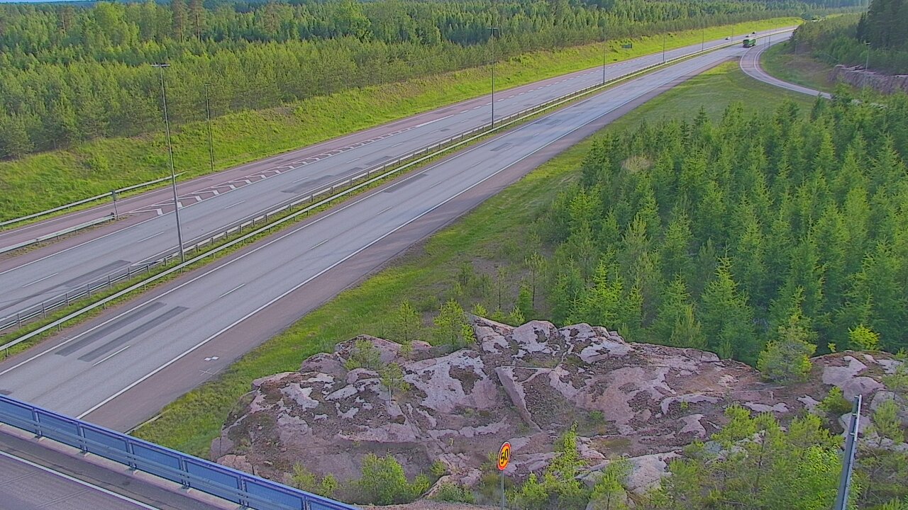 Weather Camera Image Väg 7 Pyttis, Ahvenkoski, Pyhtää, Kymenlaakso