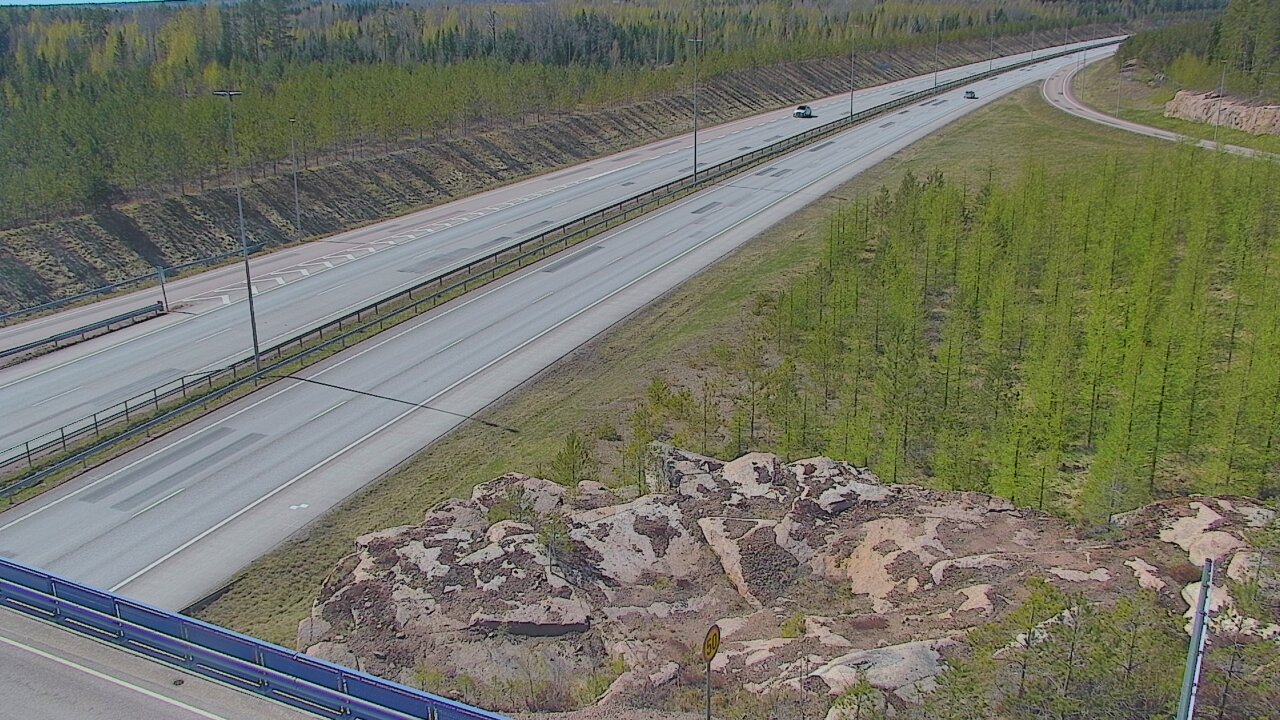 Weather Camera Image Väg 7 Pyttis, Ahvenkoski, Pyhtää, Kymenlaakso