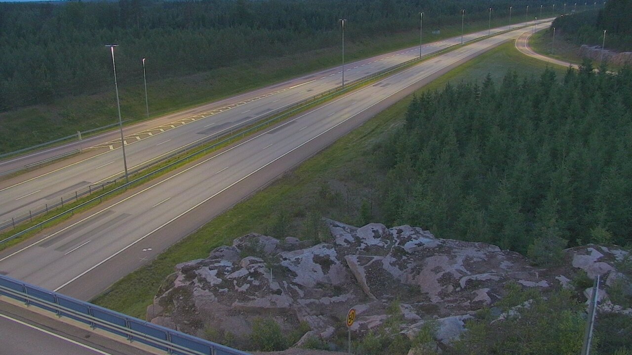 Weather Camera Image Väg 7 Pyttis, Ahvenkoski, Pyhtää, Kymenlaakso