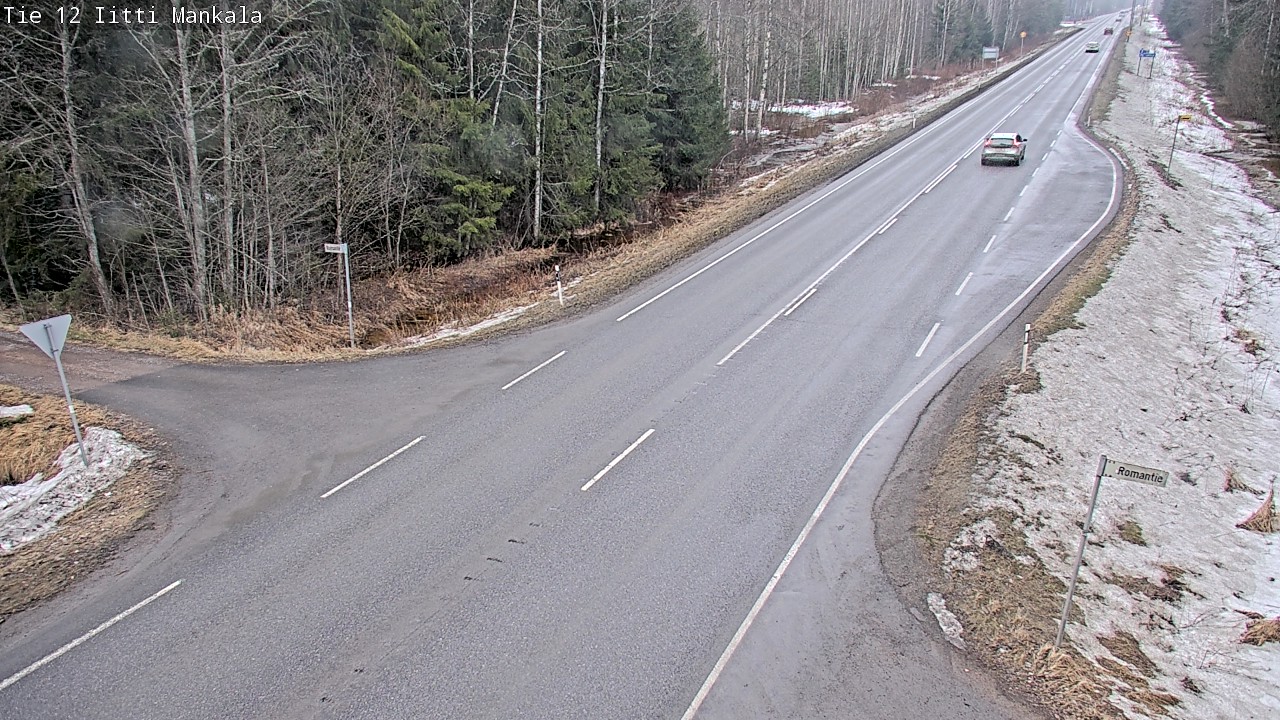 Weather Camera Image Road 12 Iitti, Mankala, Iitti, Päijät-Häme