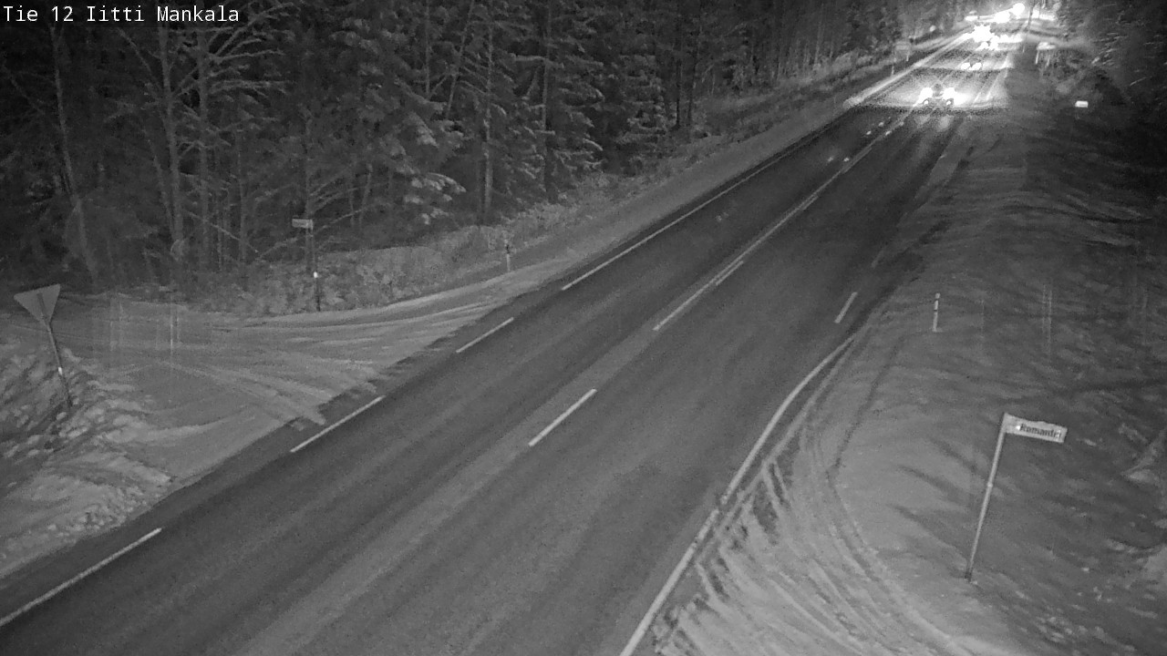Weather Camera Image Road 12 Iitti, Mankala, Iitti, Päijät-Häme