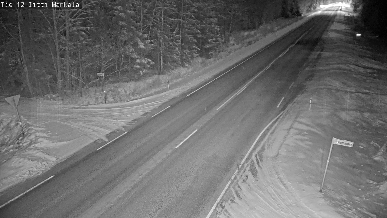Weather Camera Image Road 12 Iitti, Mankala, Iitti, Päijät-Häme