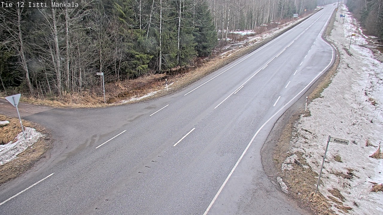 Weather Camera Image Road 12 Iitti, Mankala, Iitti, Päijät-Häme