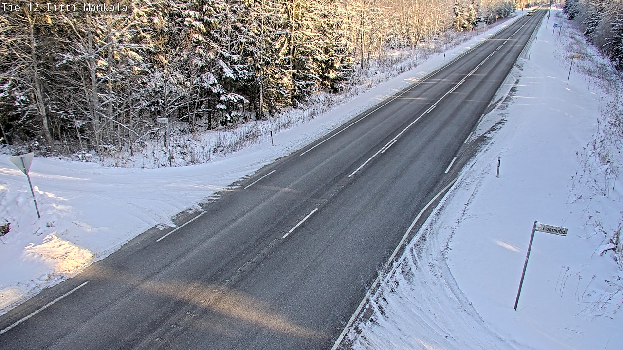Weather Camera Image Road 12 Iitti, Mankala, Iitti, Päijät-Häme