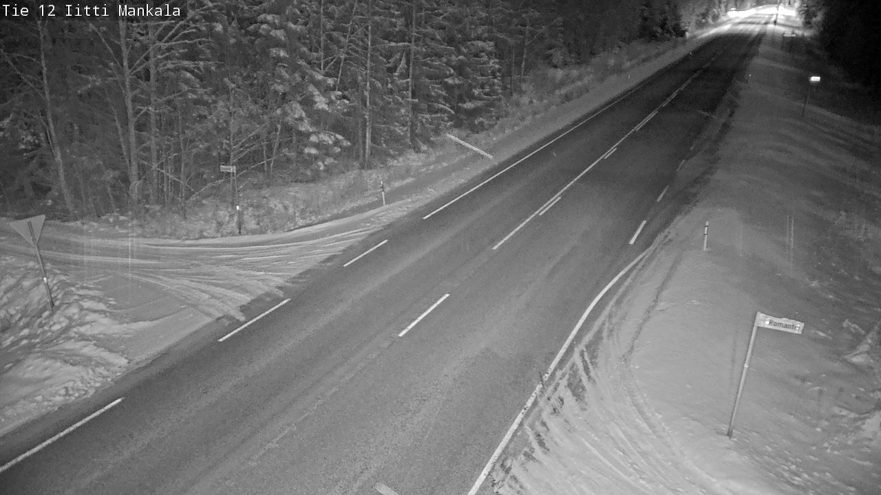Weather Camera Image Road 12 Iitti, Mankala, Iitti, Päijät-Häme