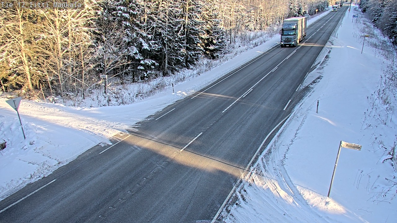 Weather Camera Image Road 12 Iitti, Mankala, Iitti, Päijät-Häme