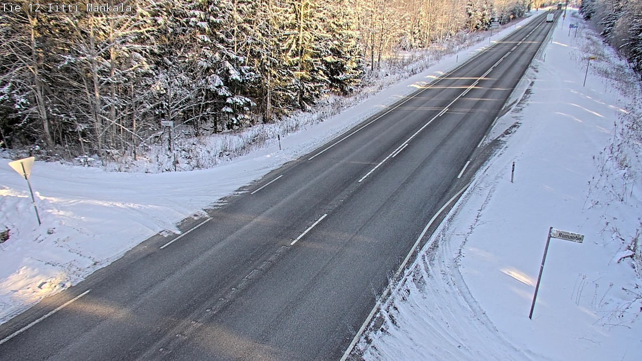 Weather Camera Image Road 12 Iitti, Mankala, Iitti, Päijät-Häme