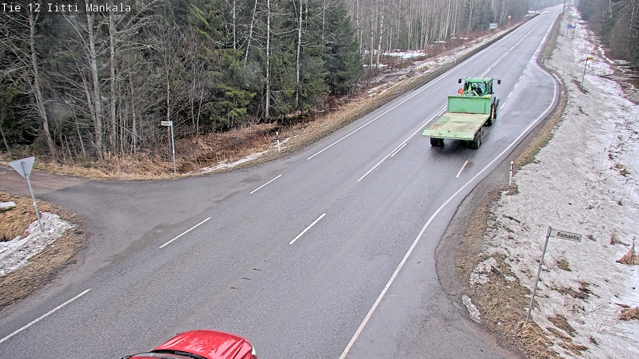 Weather Camera Image Road 12 Iitti, Mankala, Iitti, Päijät-Häme