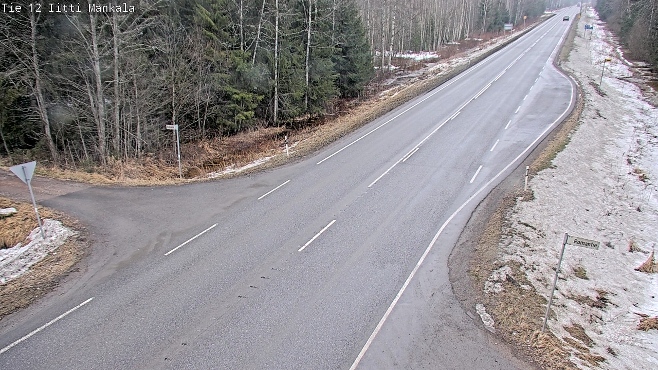 Weather Camera Image Road 12 Iitti, Mankala, Iitti, Päijät-Häme