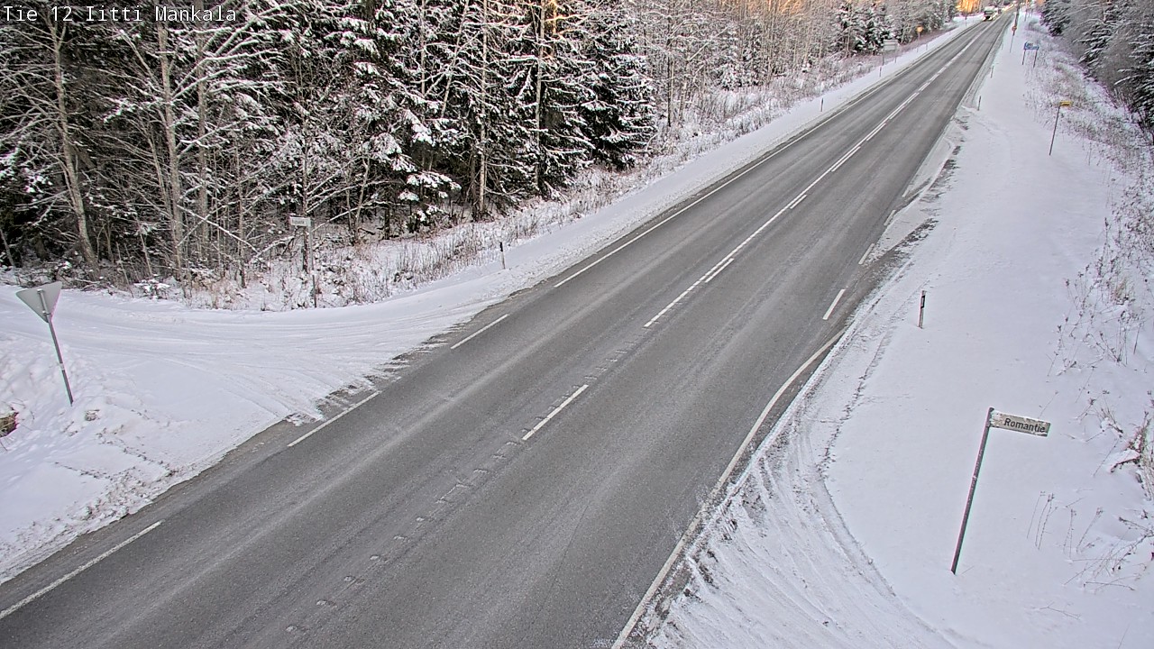 Weather Camera Image Road 12 Iitti, Mankala, Iitti, Päijät-Häme