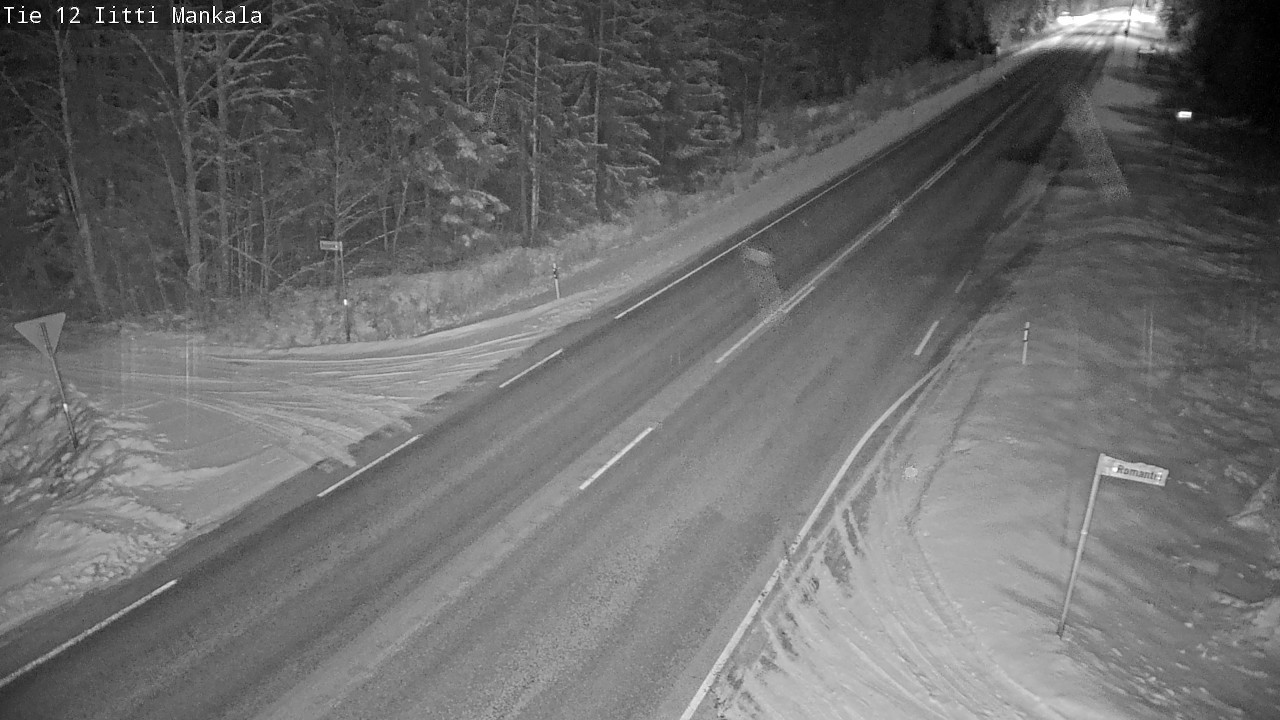 Weather Camera Image Road 12 Iitti, Mankala, Iitti, Päijät-Häme