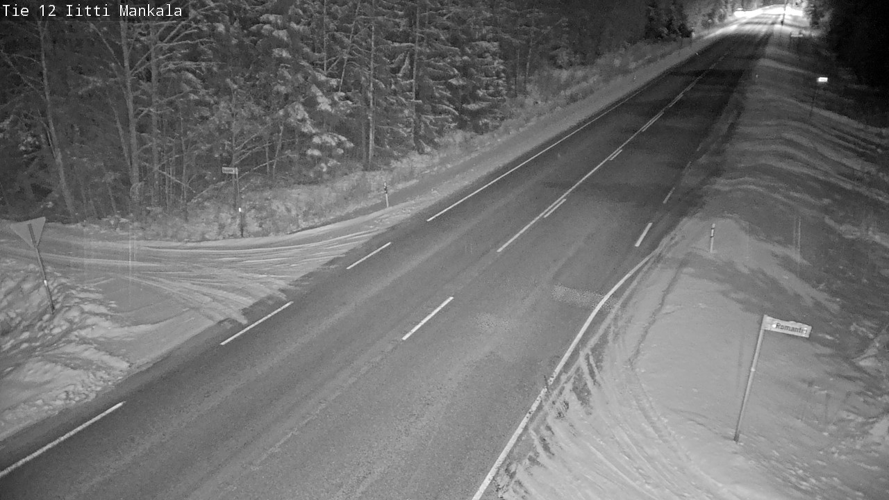 Weather Camera Image Road 12 Iitti, Mankala, Iitti, Päijät-Häme