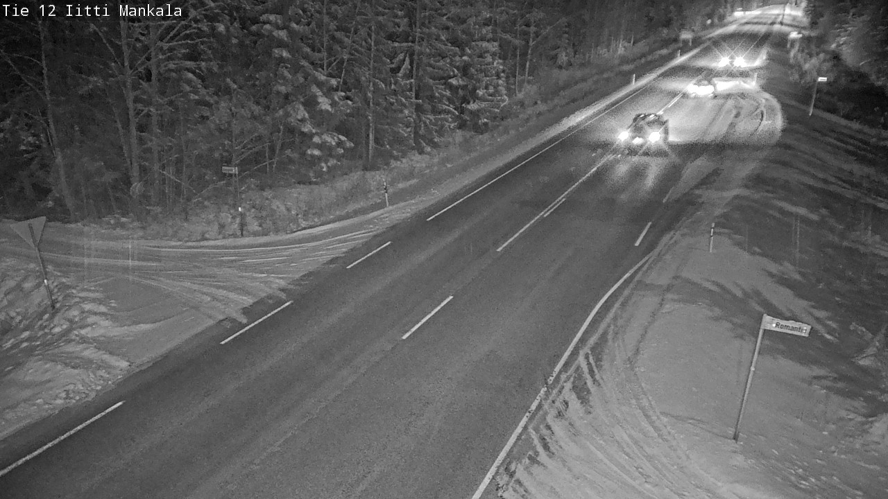 Weather Camera Image Road 12 Iitti, Mankala, Iitti, Päijät-Häme