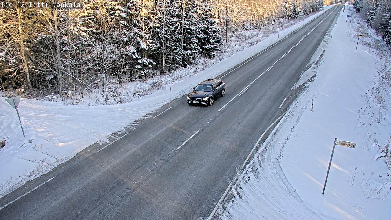 Weather Camera Image Road 12 Iitti, Mankala, Iitti, Päijät-Häme