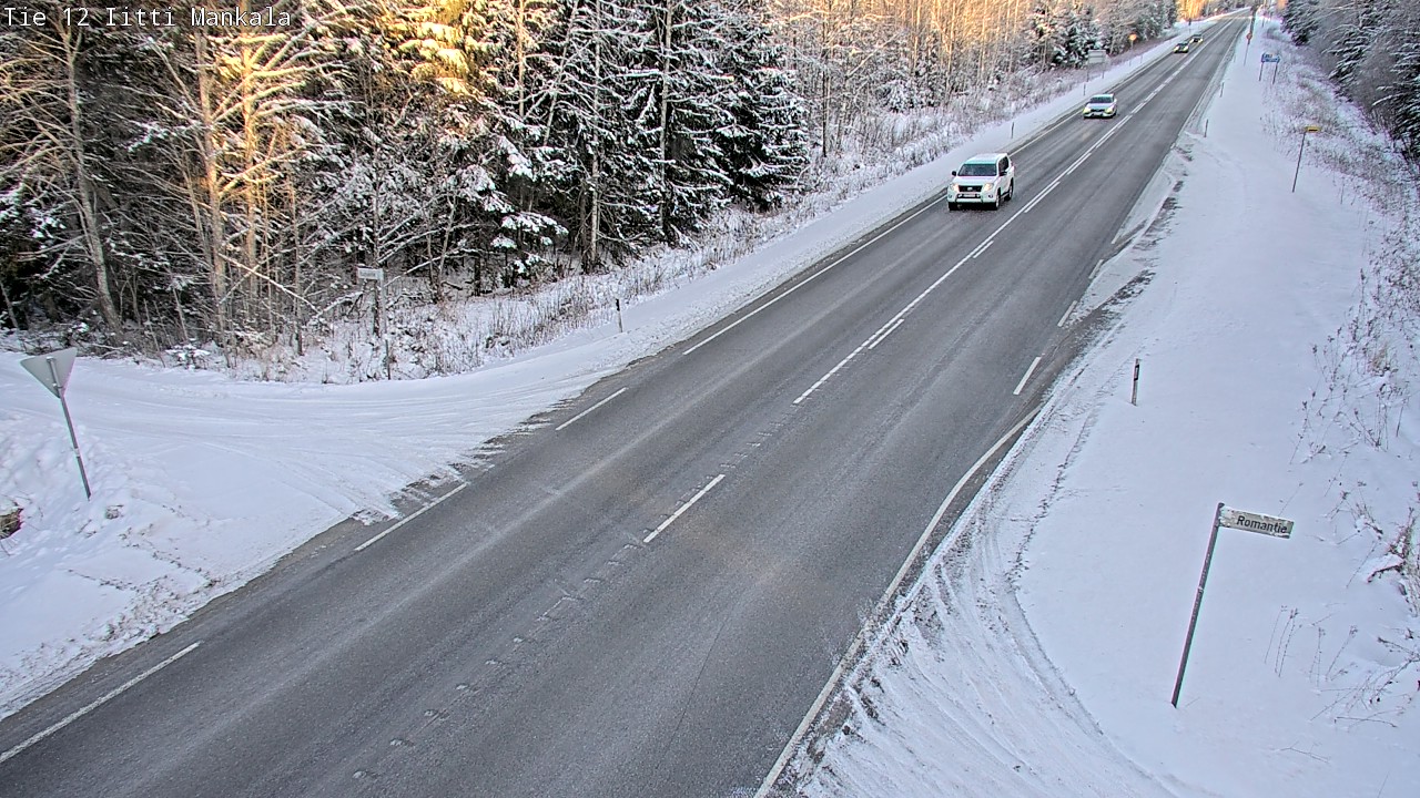 Weather Camera Image Road 12 Iitti, Mankala, Iitti, Päijät-Häme