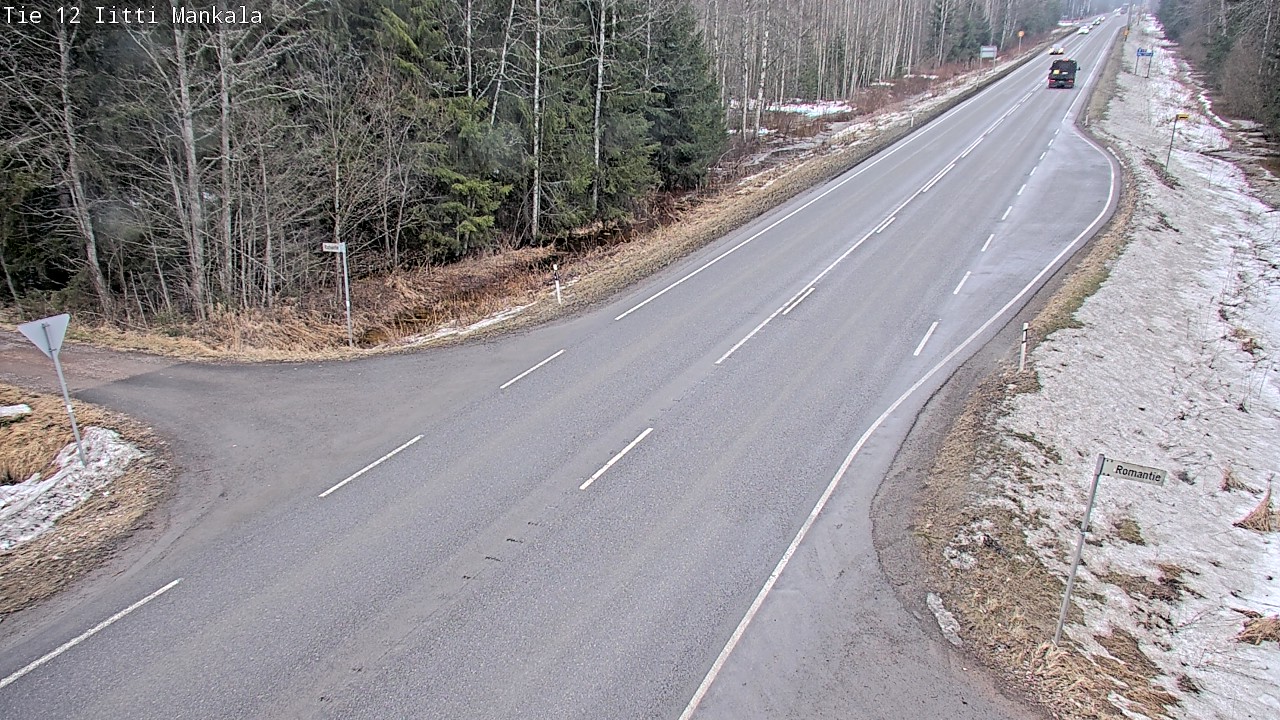 Weather Camera Image Road 12 Iitti, Mankala, Iitti, Päijät-Häme