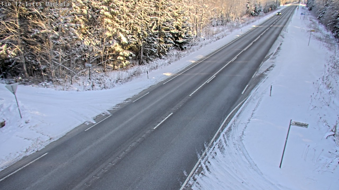 Weather Camera Image Road 12 Iitti, Mankala, Iitti, Päijät-Häme