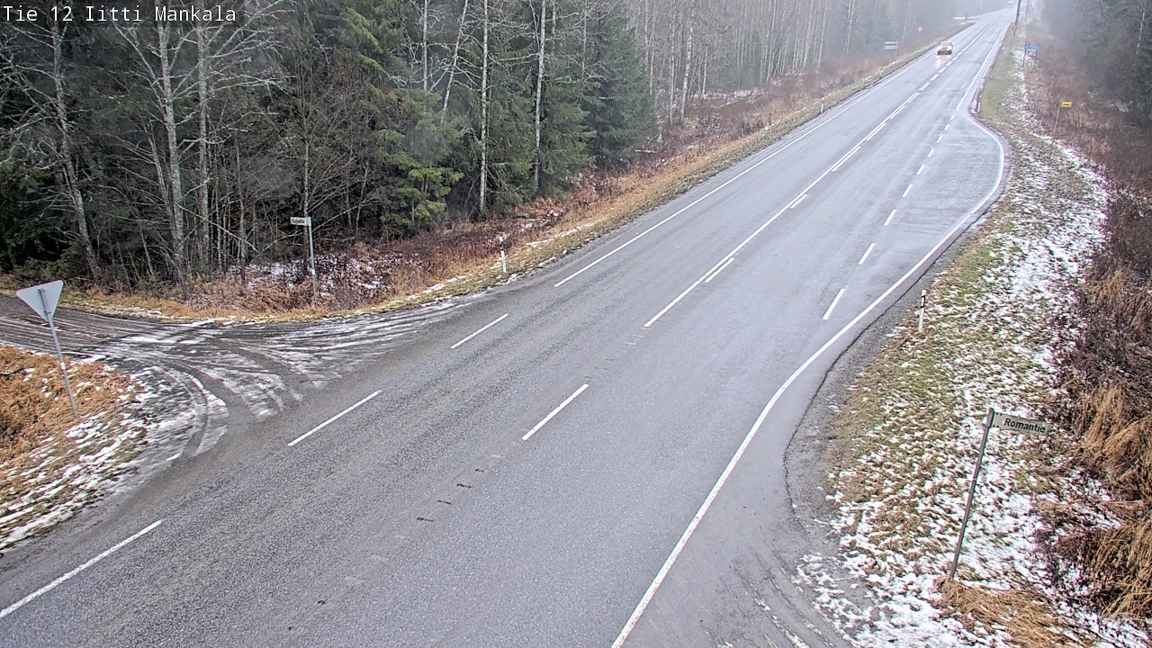 Weather Camera Image Road 12 Iitti, Mankala, Iitti, Päijät-Häme