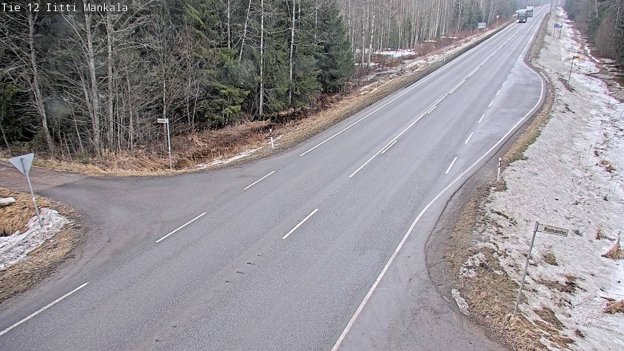 Weather Camera Image Road 12 Iitti, Mankala, Iitti, Päijät-Häme
