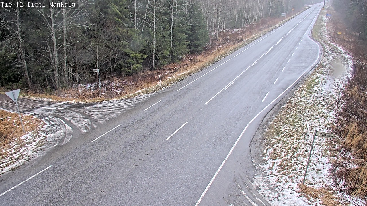 Weather Camera Image Road 12 Iitti, Mankala, Iitti, Päijät-Häme