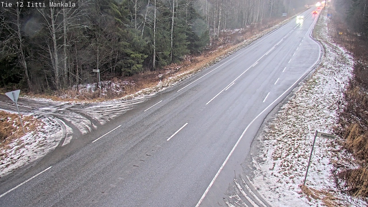 Weather Camera Image Road 12 Iitti, Mankala, Iitti, Päijät-Häme