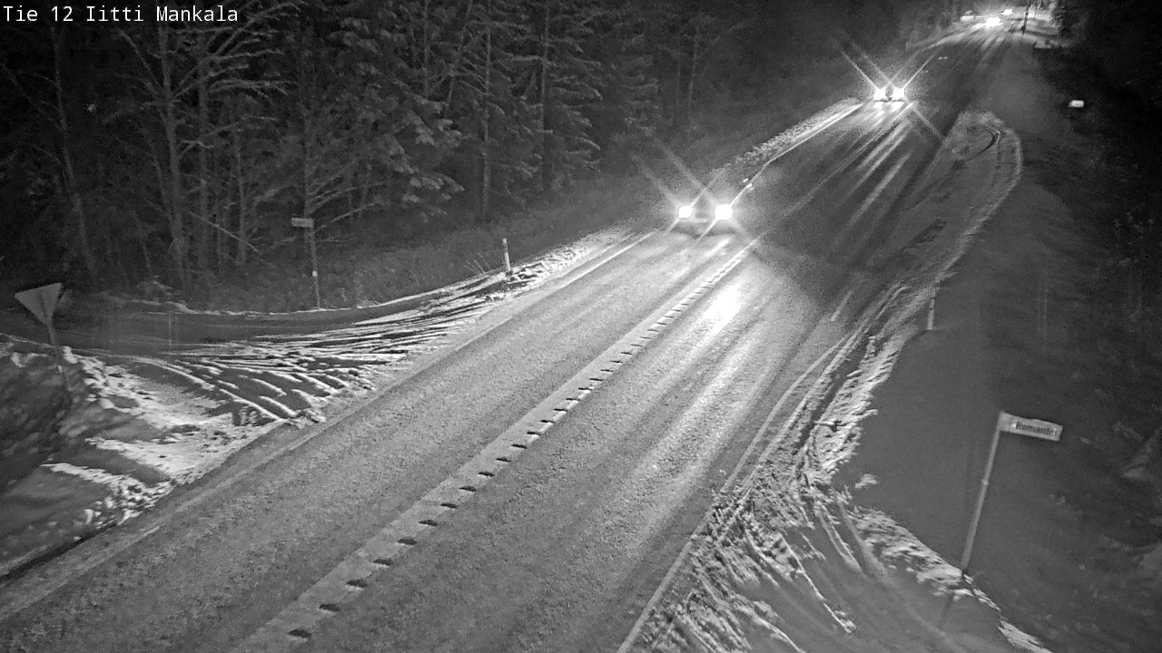 Weather Camera Image Road 12 Iitti, Mankala, Iitti, Päijät-Häme