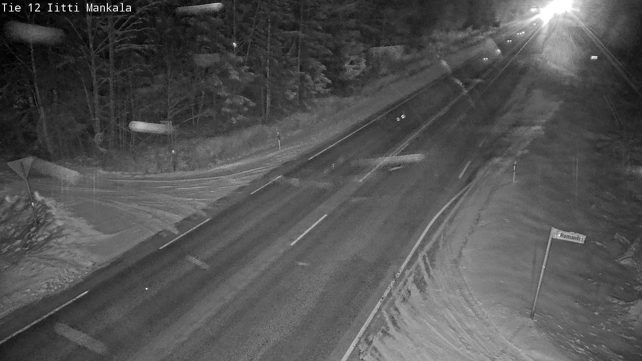 Weather Camera Image Road 12 Iitti, Mankala, Iitti, Päijät-Häme