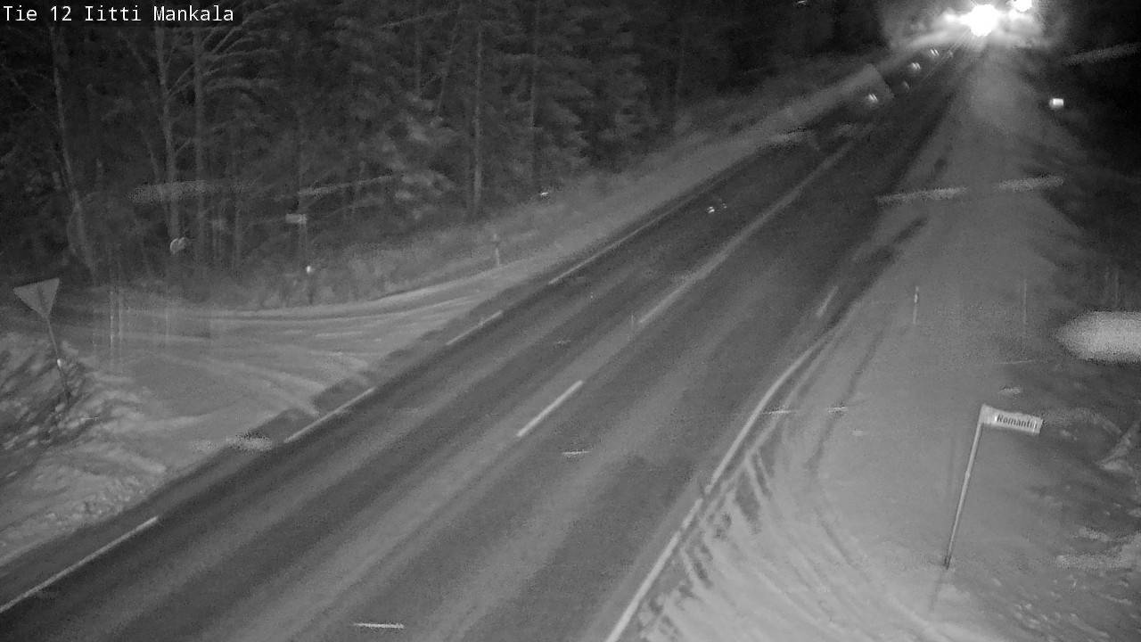 Weather Camera Image Road 12 Iitti, Mankala, Iitti, Päijät-Häme