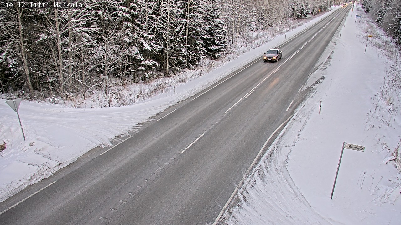 Weather Camera Image Road 12 Iitti, Mankala, Iitti, Päijät-Häme