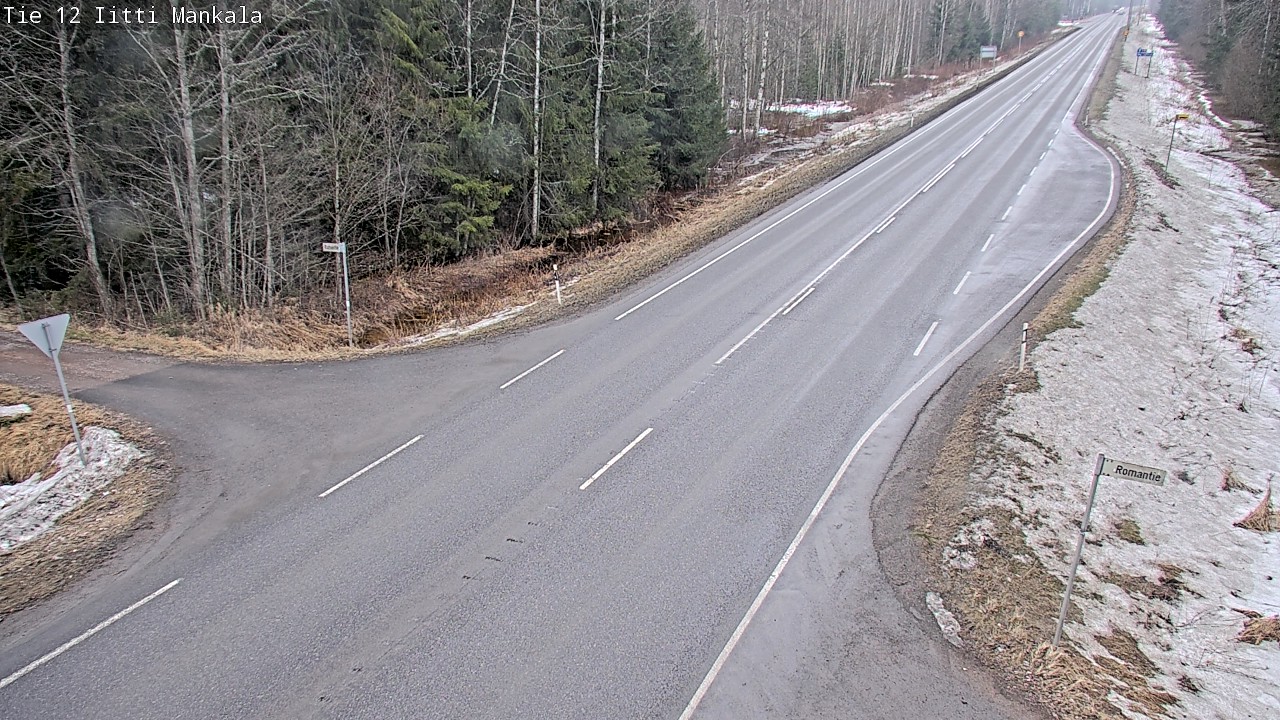 Weather Camera Image Road 12 Iitti, Mankala, Iitti, Päijät-Häme