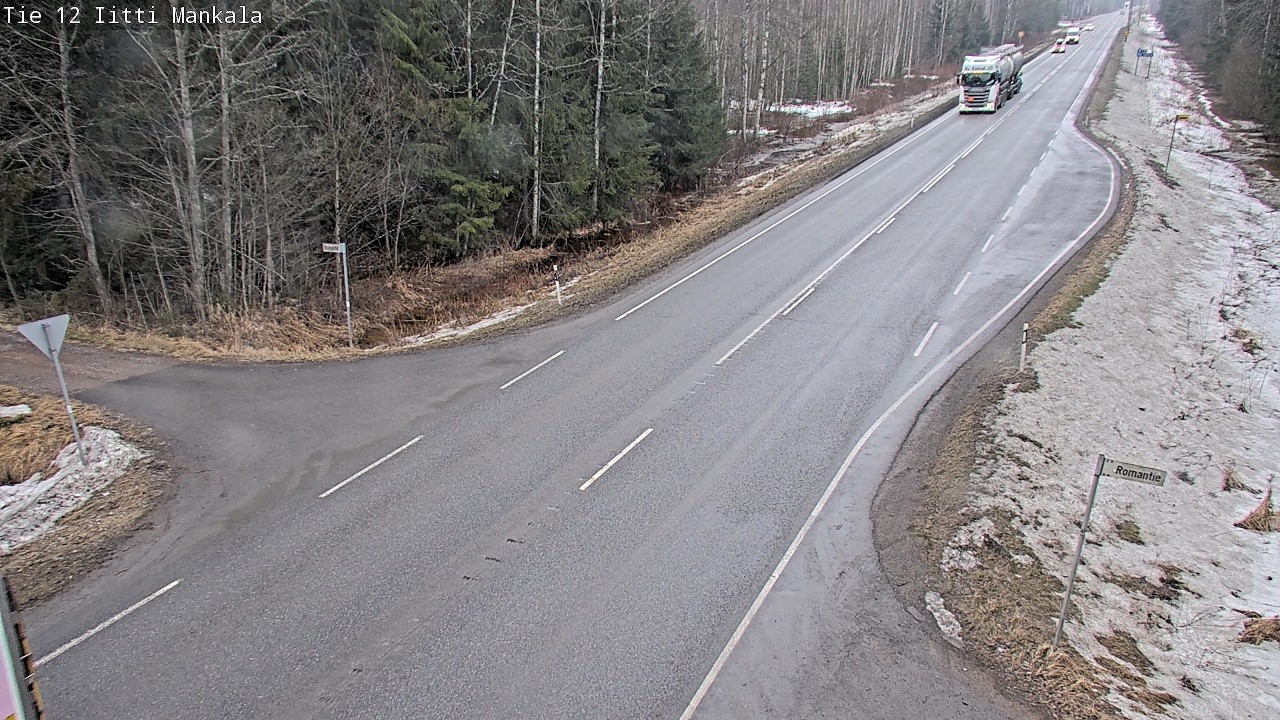 Weather Camera Image Road 12 Iitti, Mankala, Iitti, Päijät-Häme