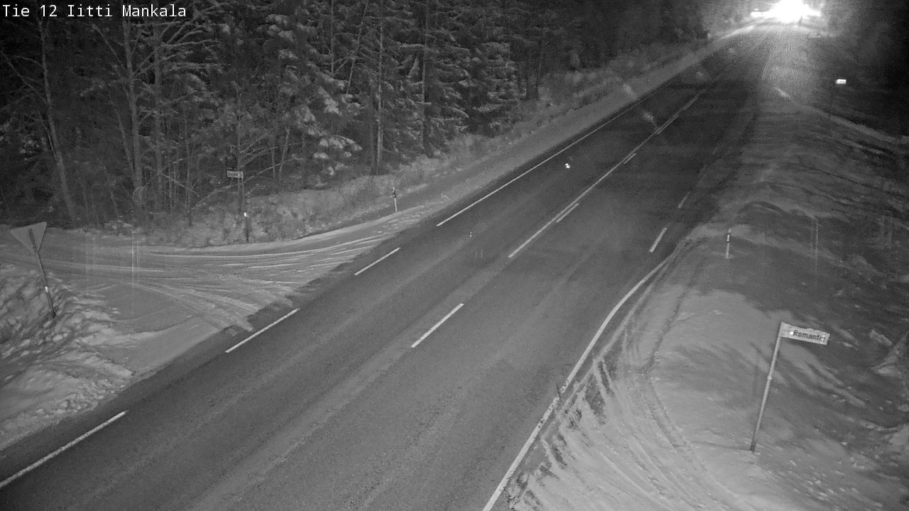 Weather Camera Image Road 12 Iitti, Mankala, Iitti, Päijät-Häme