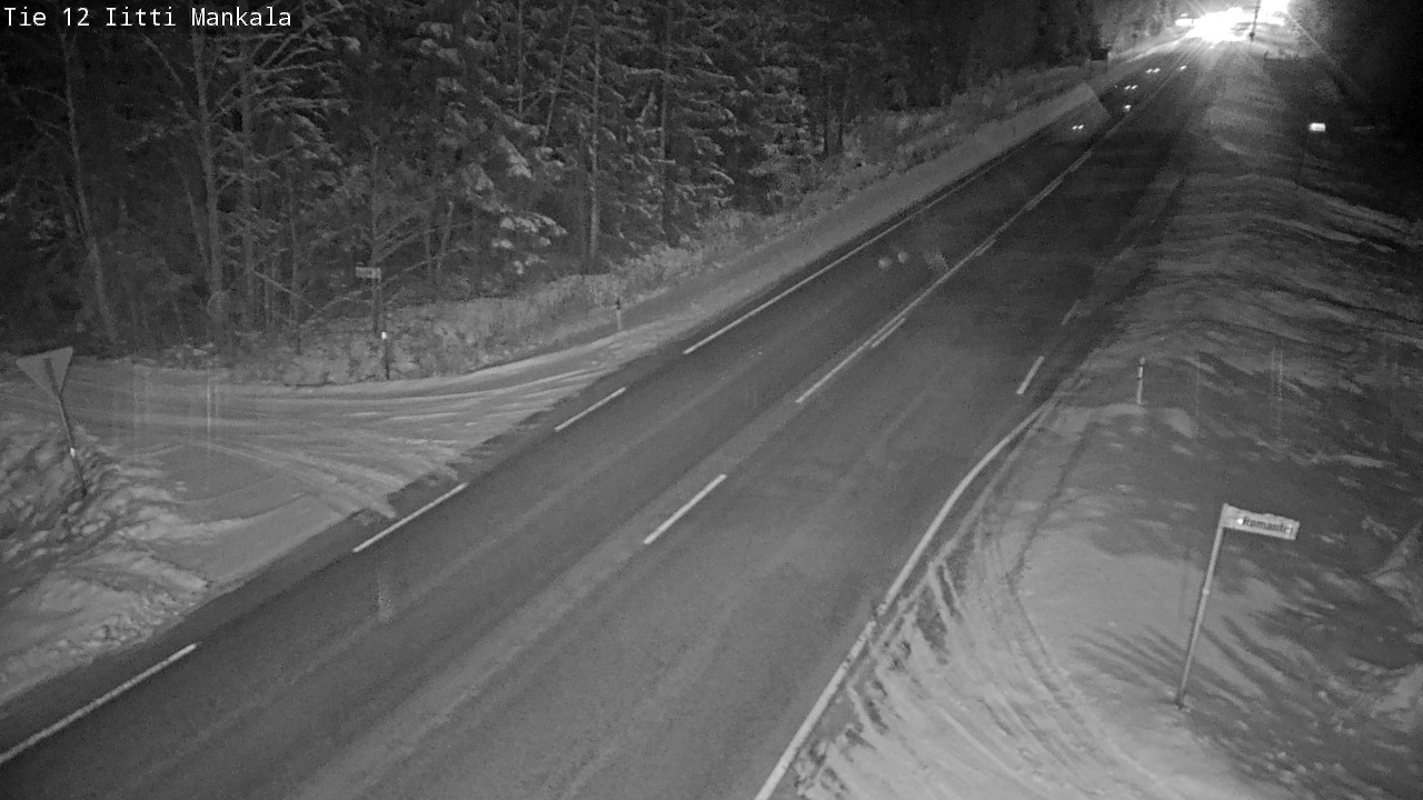 Weather Camera Image Road 12 Iitti, Mankala, Iitti, Päijät-Häme