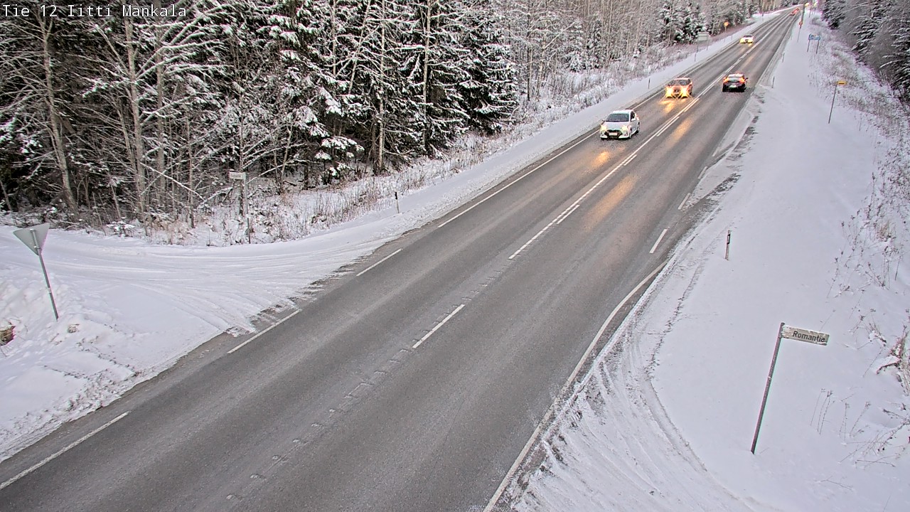 Weather Camera Image Road 12 Iitti, Mankala, Iitti, Päijät-Häme