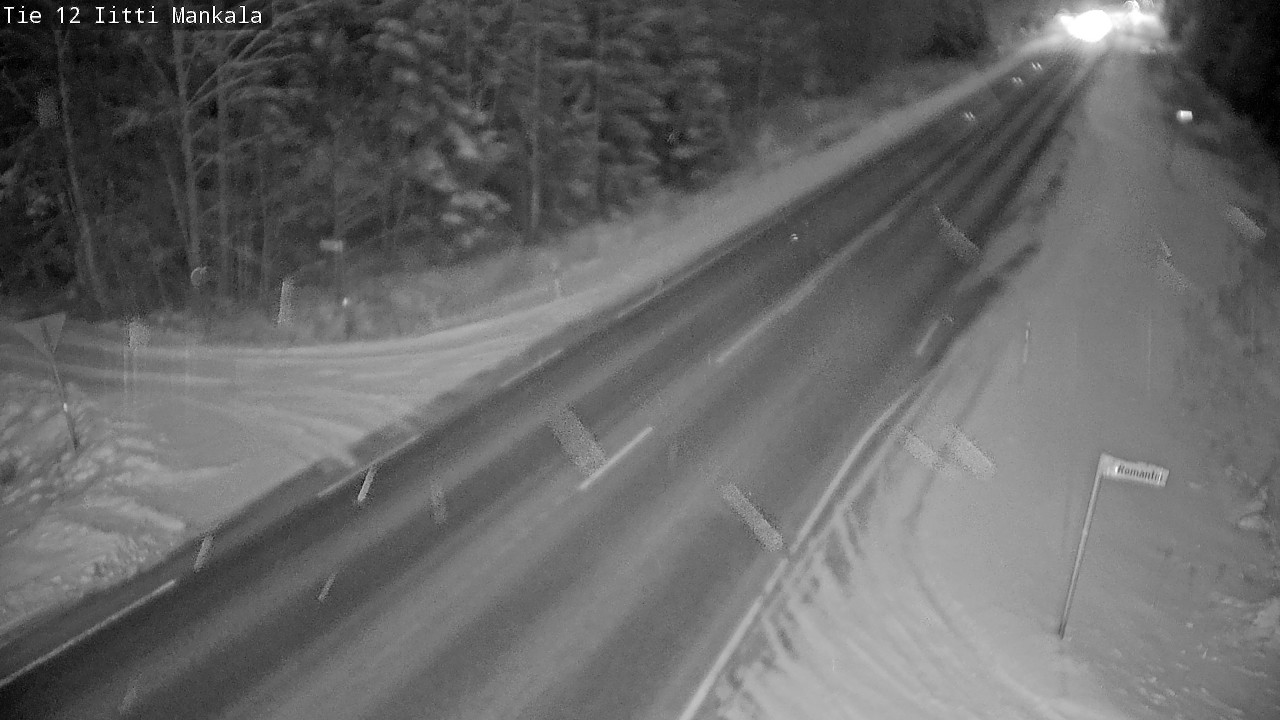 Weather Camera Image Road 12 Iitti, Mankala, Iitti, Päijät-Häme